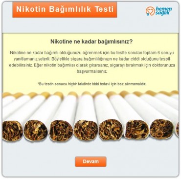 NICOTINE DEPENDENCE TEST NICOTINE DEPENDENCE TEST