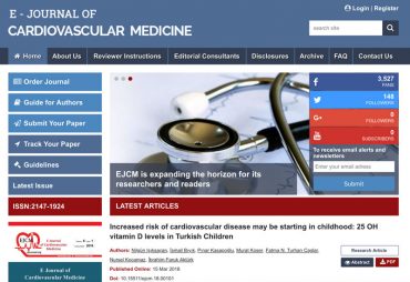E-Journal of Cardiovascular Medicine E-Journal of Cardiovascular Medicine